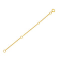 18K Yellow Gold Extension Chain 0.32-0.34g C218905