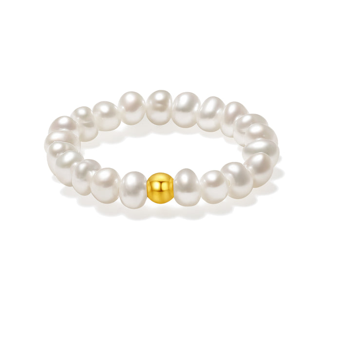 18K Yellow Gold Ring 3-3.5mm X019420