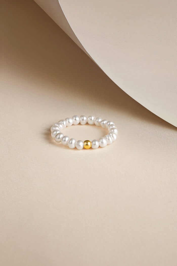 18K Yellow Gold Ring 3-3.5mm X019420
