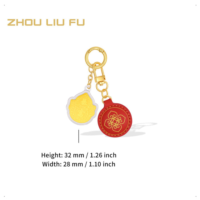999 24K Gold Amulet 0.002g A2550102