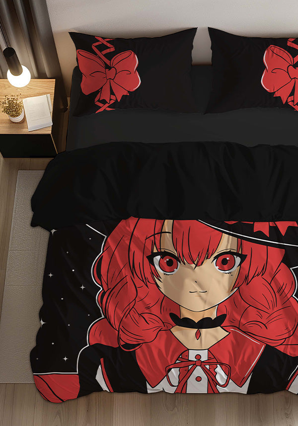 HELLS BLANKETS Academia Witch | QUEEN QUILT SET - Back