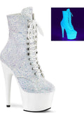 Pleaser ADORE-1020LG [Multi Glitter/Neon White] - Product Image