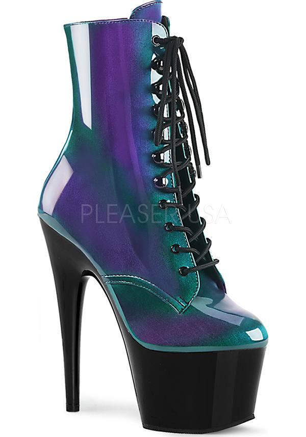 Pleaser ADORE-1020SHG [Purple-Green/Black] - Product Image