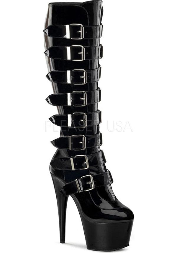 Pleaser ADORE-2043 [Black Pat] - Product Image