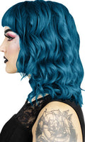 Hermans Hair Amelia Aqua Blue - Front View