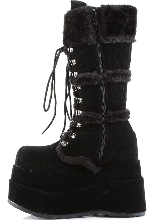 DEMONIA BEAR-202 [Black] | PLATFORM BOOTS [PREORDER] - BOOTS - Detail 3
