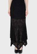 KILLSTAR Belladonna Lace | MAXI SKIRT - SKIRTS - Front View
