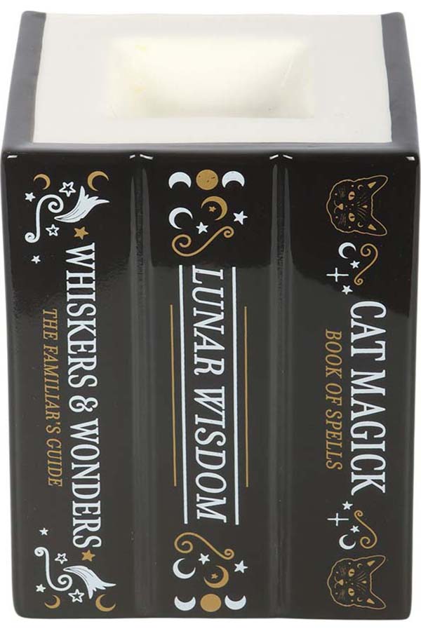 Black Cat Book Of Spells | OIL BURNER AND WAX WARMER