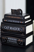 Black Cat Book Stack | OIL BURNER [With Cat]