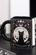 Black Cat Magick Book Of Spells Book Shaped | MUG
