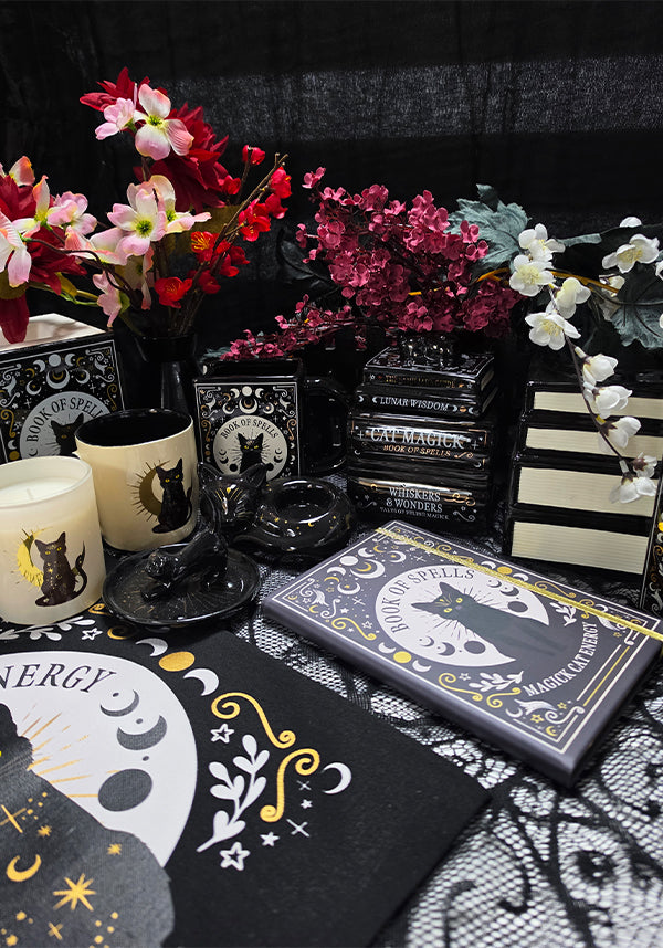 Black Cat Magick Book Stack | VASE