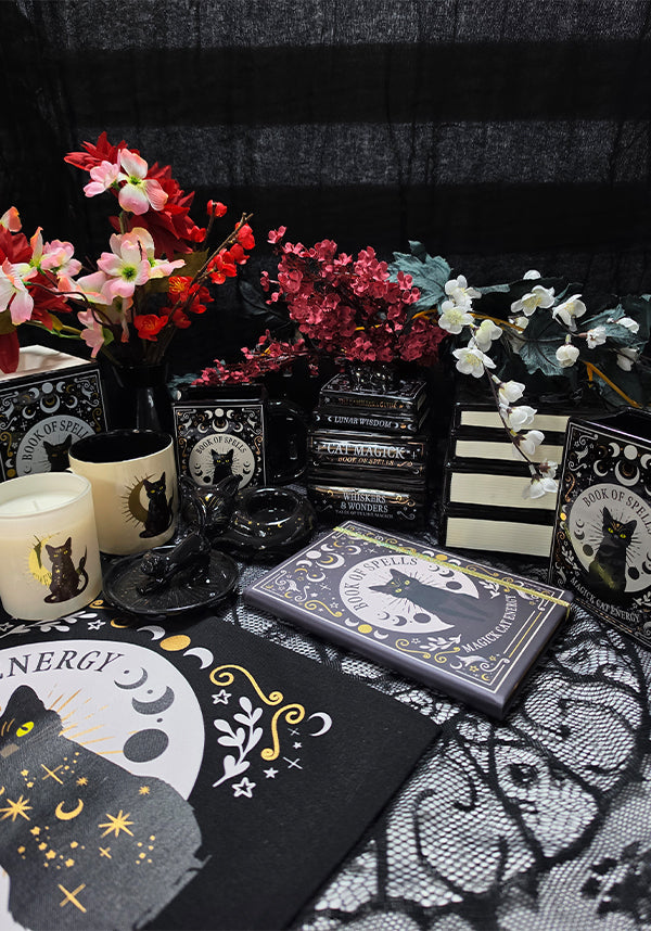 Black Cat Magick Book Stack | VASE