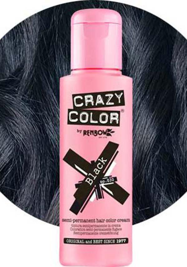 Crazy Color Black - Front View