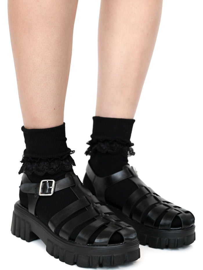 Black Lace Bobby | SOCKS