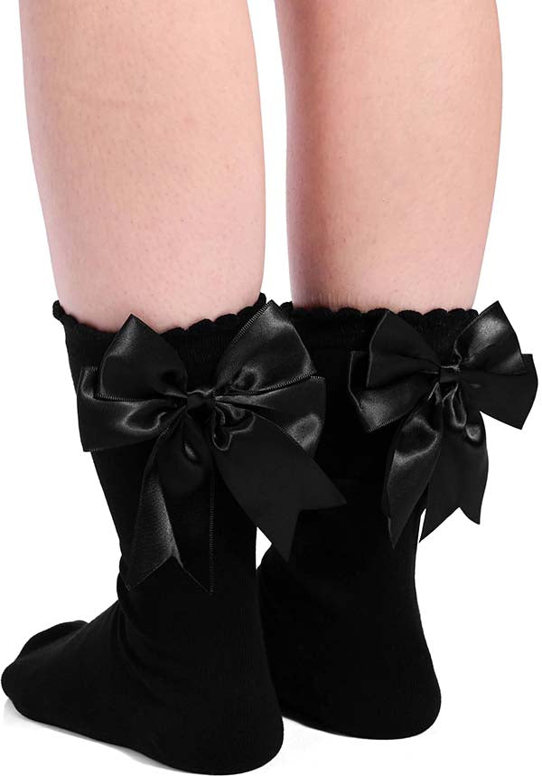 FOXBLOOD Black Ribbon | SOCKS - Front