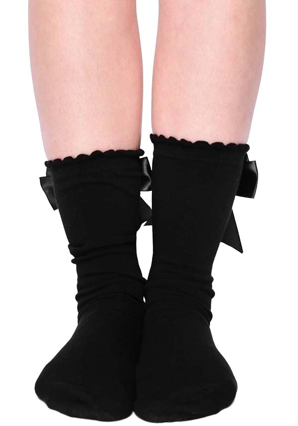 FOXBLOOD Black Ribbon | SOCKS - Detail 2