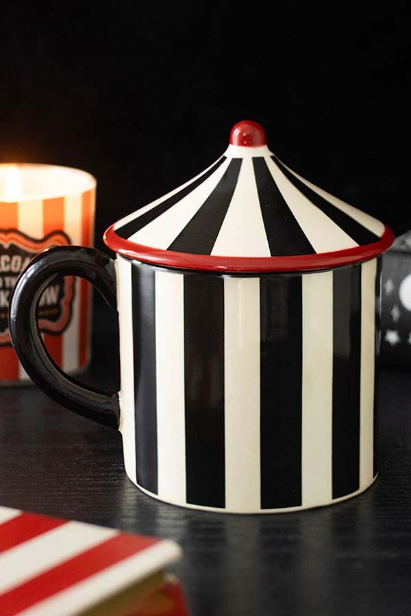 Black Striped Circus Tent | MUG