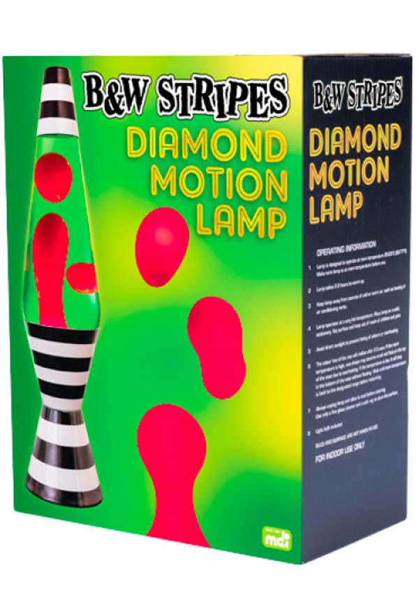 HOMEWARES Burton Striped Diamond | MOTION LAMP - Back