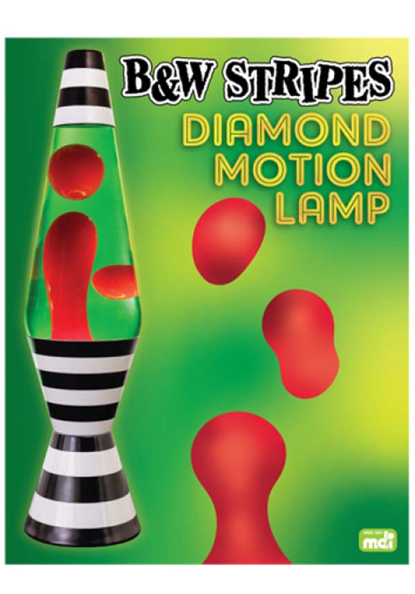 HOMEWARES Burton Striped Diamond | MOTION LAMP - Detail 2