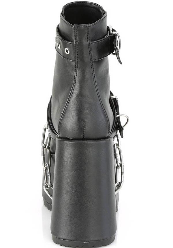 DEMONIA CAMEL-205 [Black] | PLATFORMS [PREORDER] - BOOTS - Detail 3