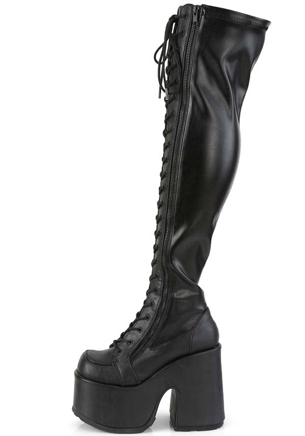 DEMONIA CAMEL-300 [Black] | BOOTS [PREORDER] - BOOTS - Detail 2
