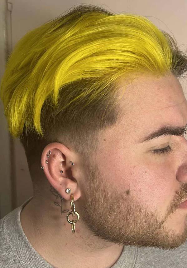 Crazy Color Canary Yellow - Close Up