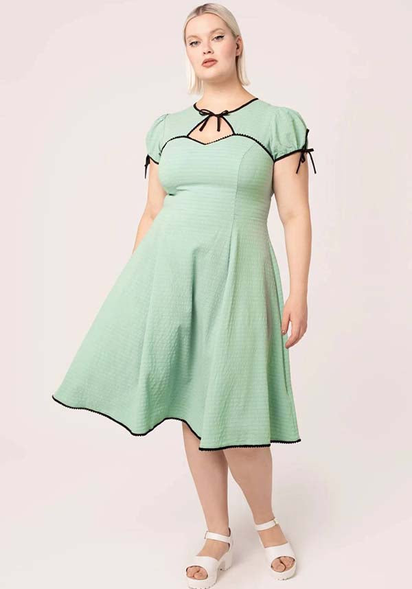 Hell Bunny Casey Mint - Back View