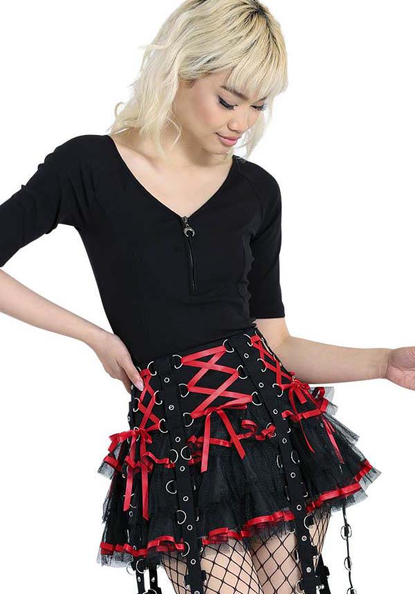 Hell Bunny Chai [Black/Red] - Back View