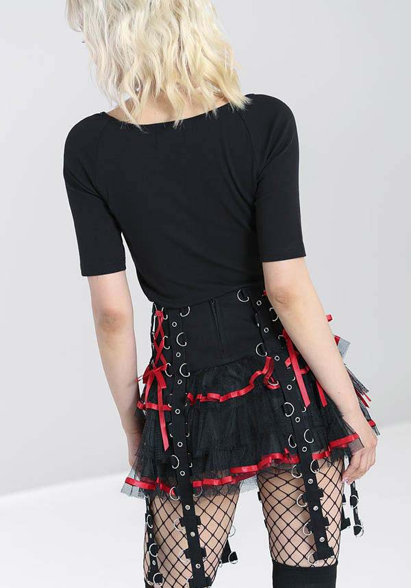 Hell Bunny Chai [Black/Red] - Close Up