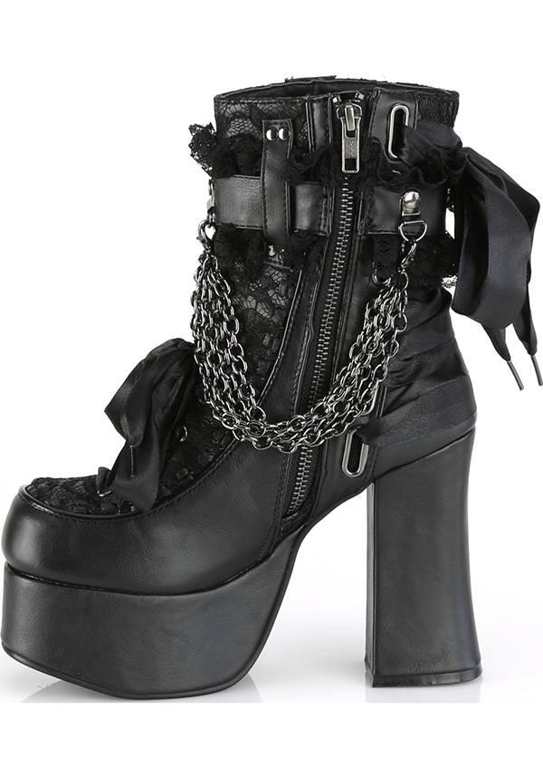 DEMONIA CHARADE-110 [Black] | BOOTS [PREORDER] - BOOTS - Detail 3