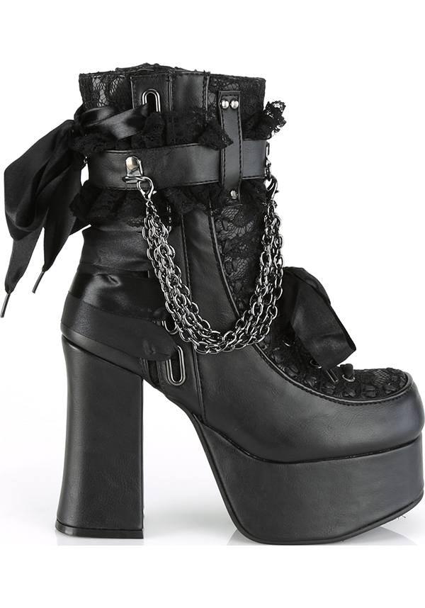 DEMONIA CHARADE-110 [Black] | BOOTS [PREORDER] - BOOTS - Detail 4
