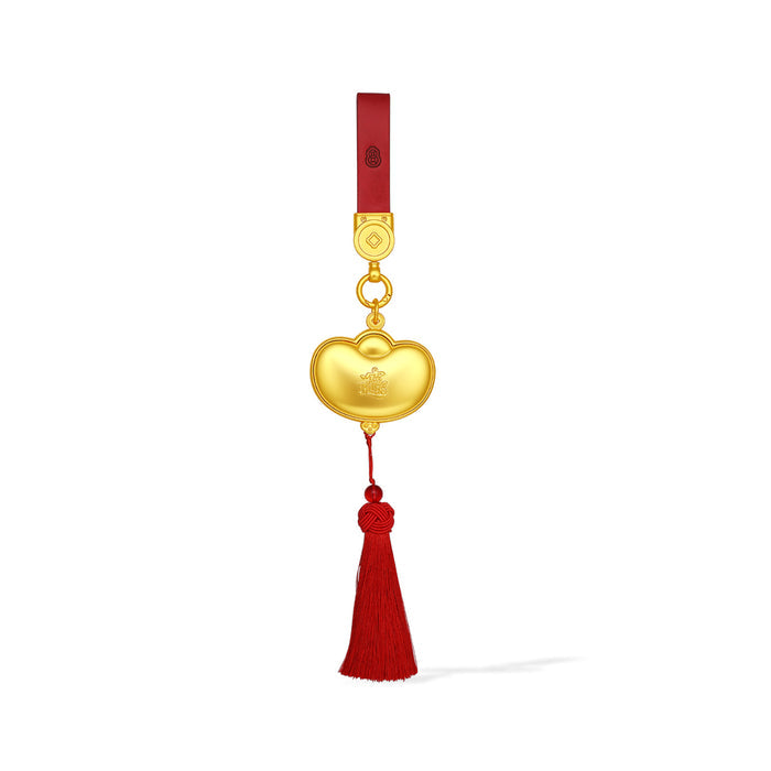 "Chinese Culture Collection - Dan Qing" 999 24K Gold Keychain Coin Ruyi 0.006g A2536253