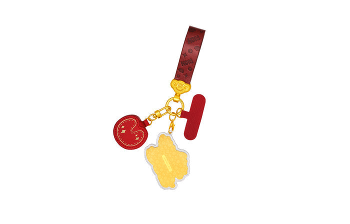 "Chinese Culture Collection - Dan Qing" 999 24K Gold Keychain Horse 0.01g A2536239