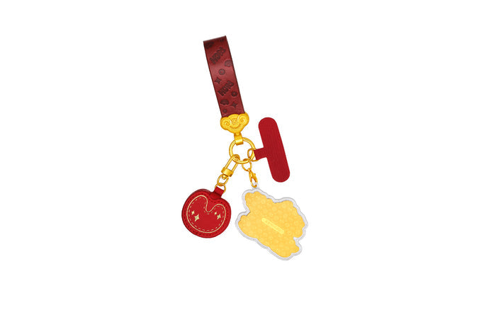 "Chinese Culture Collection - Dan Qing" 999 24K Gold Keychain Horse 0.01g A2536239