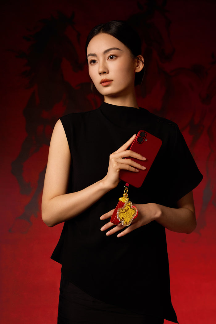 "Chinese Culture Collection - Dan Qing" 999 24K Gold Keychain Horse 0.01g A2536239