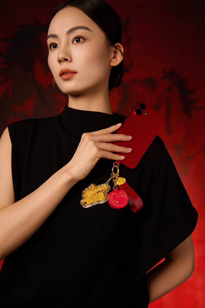 "Chinese Culture Collection - Dan Qing" 999 24K Gold Keychain Horse 0.01g A2536239