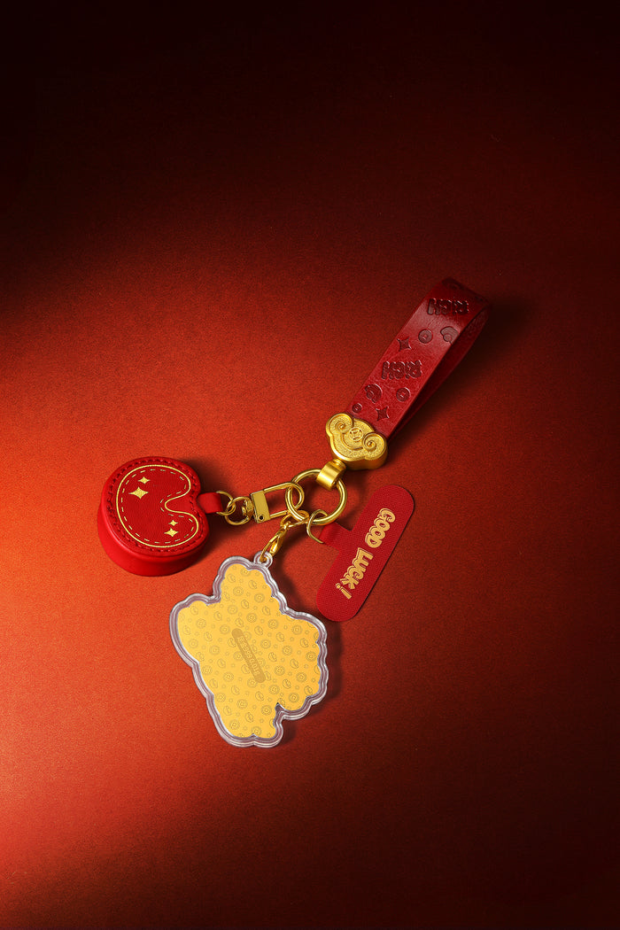 "Chinese Culture Collection - Dan Qing" 999 24K Gold Keychain Horse 0.01g A2536239