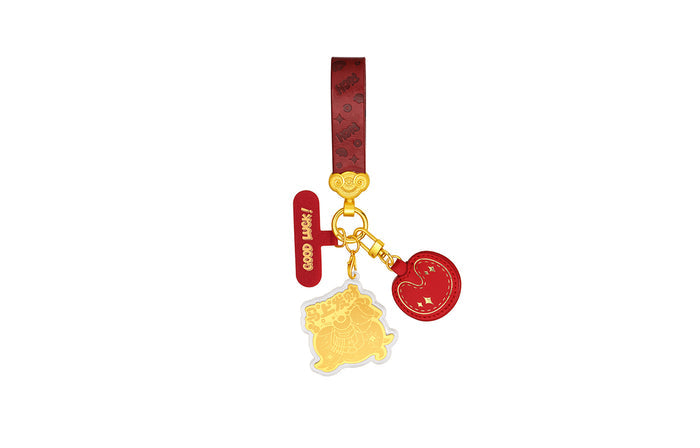"Chinese Culture Collection - Dan Qing" 999 24K Gold Keychain Horse 0.01g A2536240