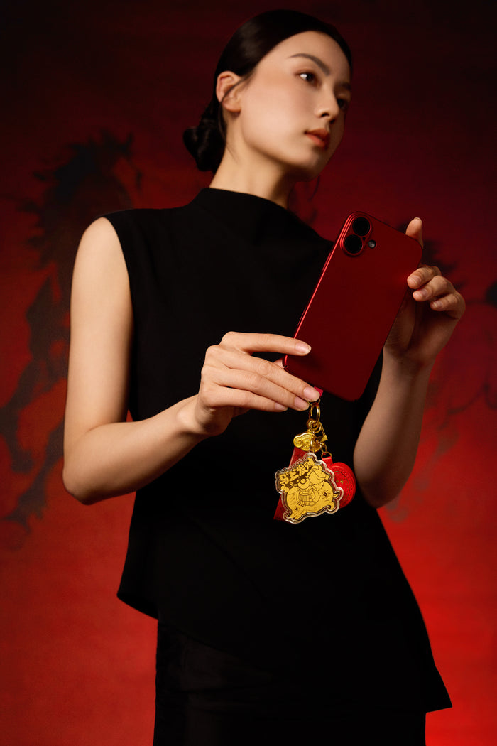 "Chinese Culture Collection - Dan Qing" 999 24K Gold Keychain Horse 0.01g A2536240