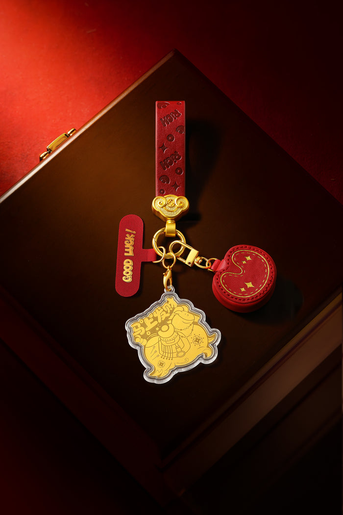"Chinese Culture Collection - Dan Qing" 999 24K Gold Keychain Horse 0.01g A2536240