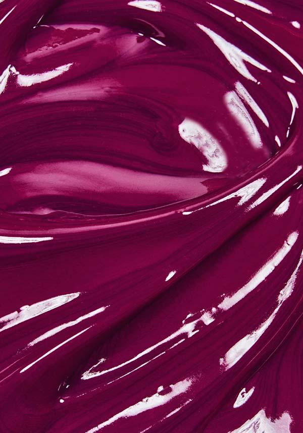 Lime Crime Chocolate Cherry - Close Up