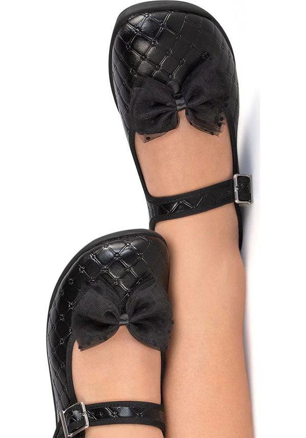 Coffin | FLATS - Beserk - all, black, bow, clickfrenzy15-2023, cpgstinc, discountapp, flats, flats [in stock], fp, goth, gothic, HC56222, hot chocolate, in stock, instock, labelinstock, labelvegan, mar22, poppincandy, quilted, R310322, shoes, vegan