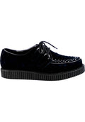 DEMONIA CREEPER-602S [Black] | CREEPERS [PREORDER] - SHOES - Front View