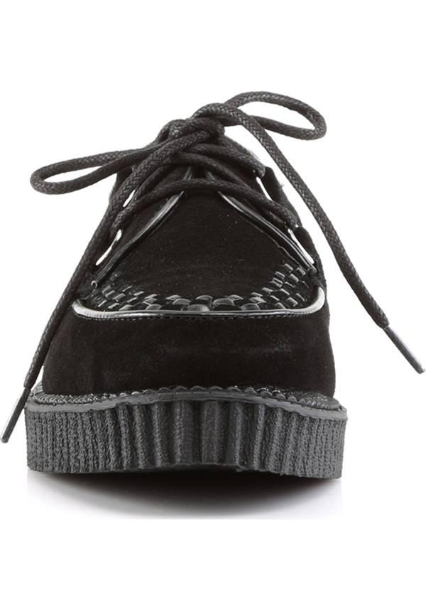DEMONIA CREEPER-602S [Black] | CREEPERS [PREORDER] - SHOES - Back View