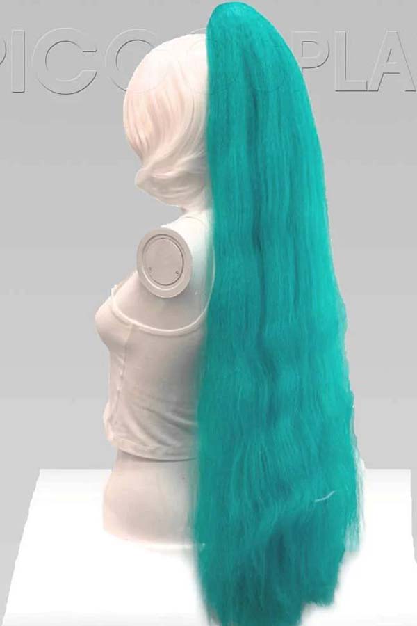 Crimped Vocaloid Green Long Ponytail | WIG