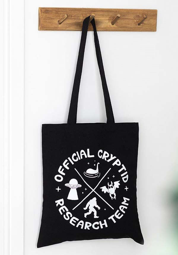 GOTHIC GIFTS Cryptid Research Team | TOTE BAG - Front