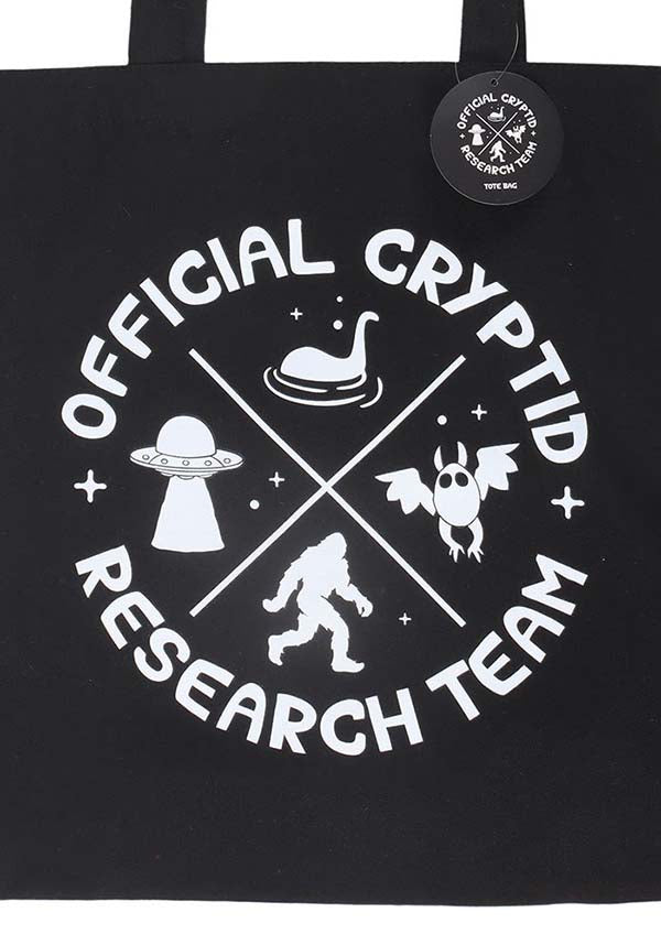 GOTHIC GIFTS Cryptid Research Team | TOTE BAG - Back