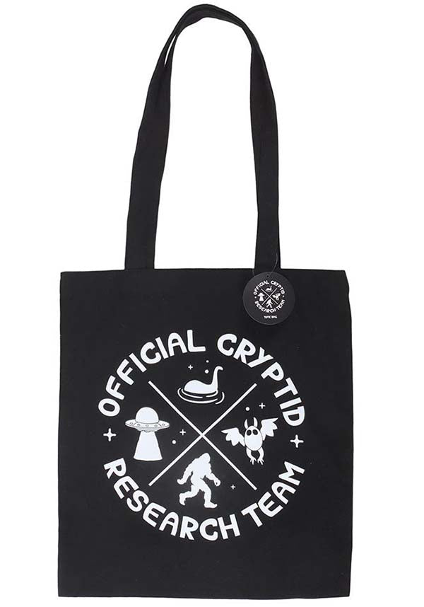 GOTHIC GIFTS Cryptid Research Team | TOTE BAG - Detail 2