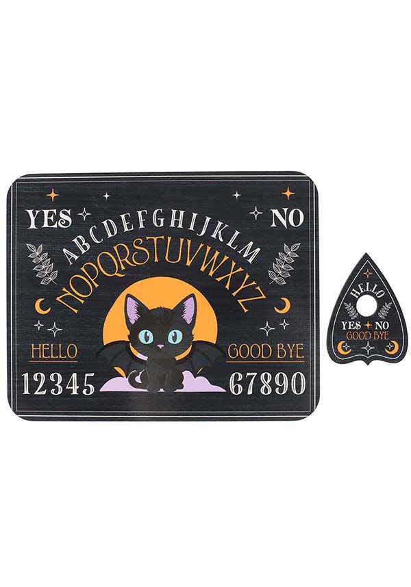 GOTHIC GIFTS Cute and Creepy Bat Cat | TALKING BOARD - Detail 2