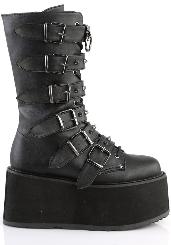 DEMONIA DAMNED-225 [Black] | BOOTS [PREORDER] - BOOTS - Detail 4